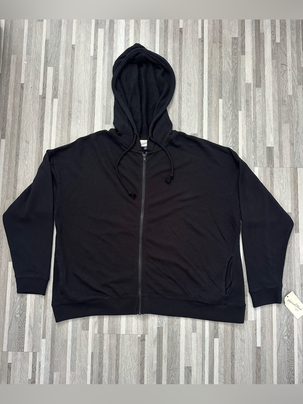 Women's Universal Thread Black Zip-Up Hoodie Size XXL